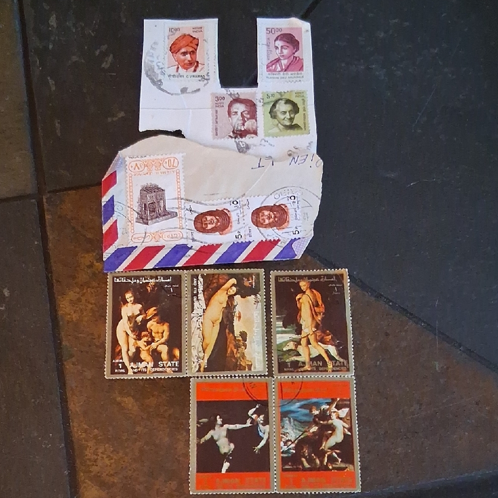FOREIGN VINTAGE CANCELLED STAMPS
